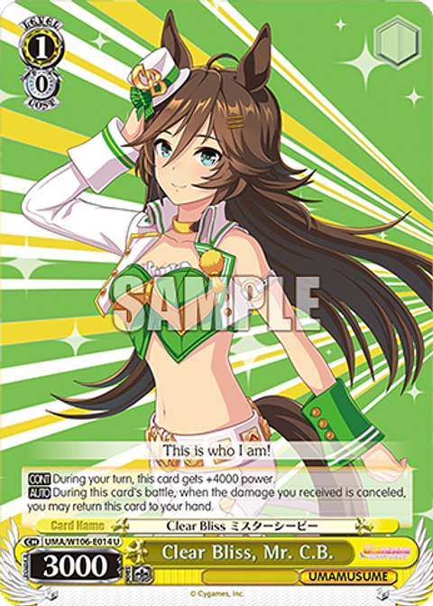 Clear Bliss, Mr. C.B. - UMA/W106-E014 - U