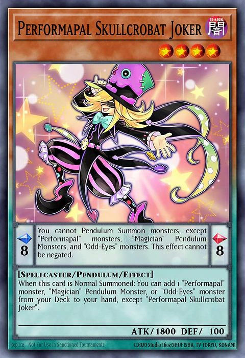 Performapal Skullcrobat Joker - LAVD-ENO03 - Common