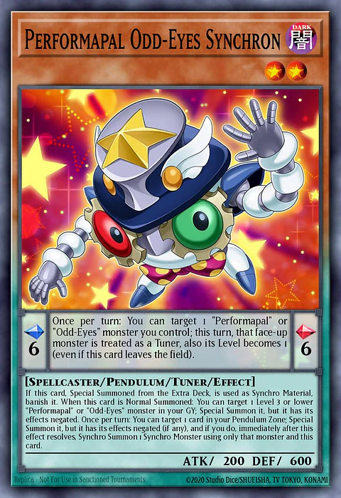 Performapal Odd-Eyes Synchron - LAVD-ENO10 - Common