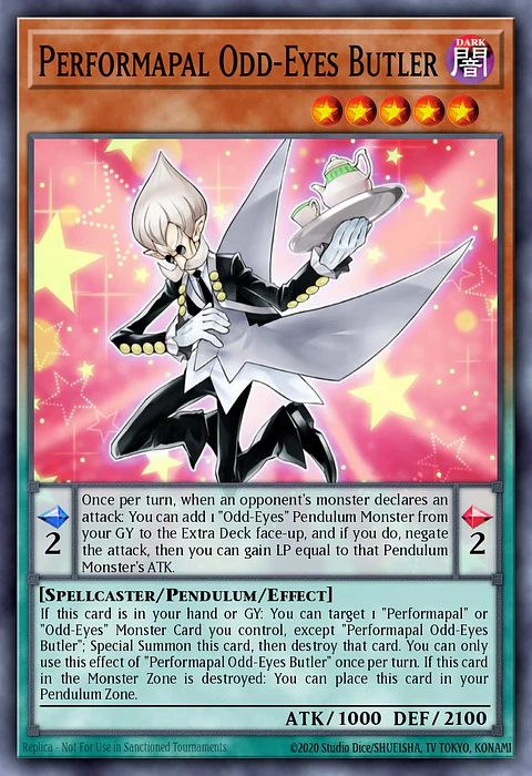 Performapal Odd-Eyes Butler - LAVD-ENO13 - Common