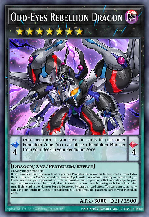 Odd-Eyes Rebellion Dragon - LAVD-ENO27 - Common