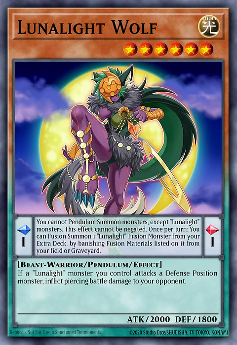 Lunalight Wolf - LAVD-ENL03 - Ultra Rare