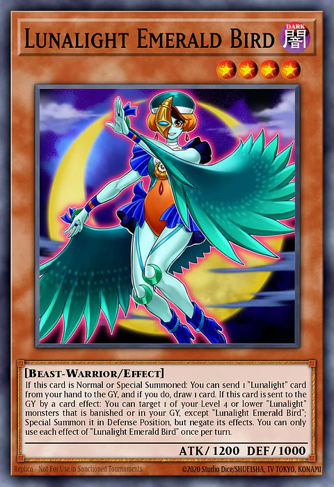 Lunalight Emerald Bird - LAVD-ENL07 - Ultra Rare