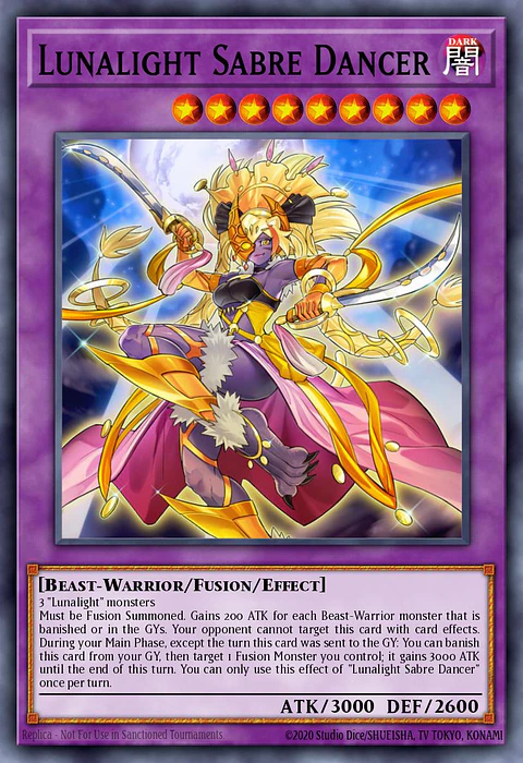 Lunalight Sabre Dancer - LAVD-ENL33 - Ultra Rare