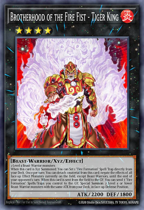 Brotherhood of the Fire Fist - Tiger King - LAVD-ENL36 - Secret Rare