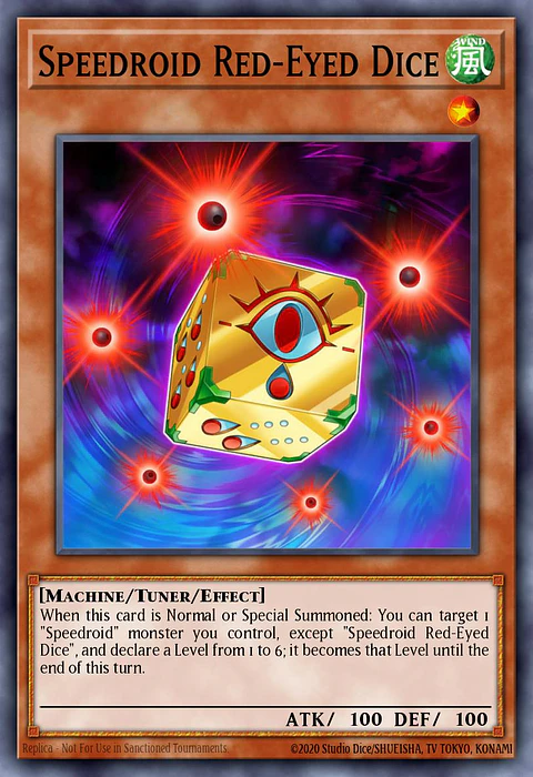 Speedroid Red-Eyed Dice - LAVD-ENS06 - Common
