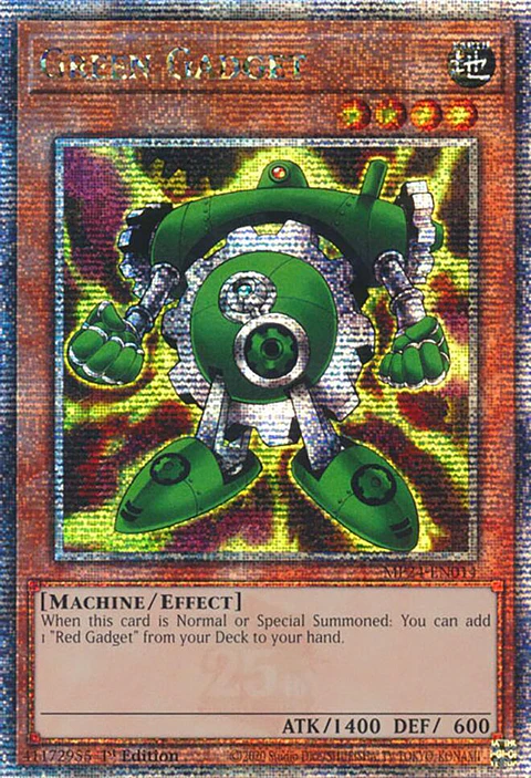 Green Gadjet - MP24-EN014 - Quarter Century Secret Rare