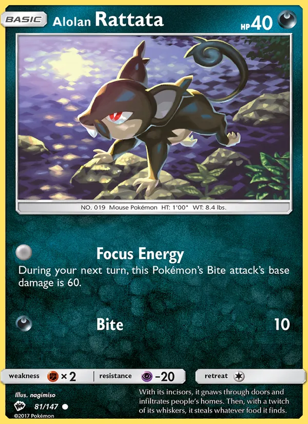 Alolan Rattata - BUS-81 - Common 1