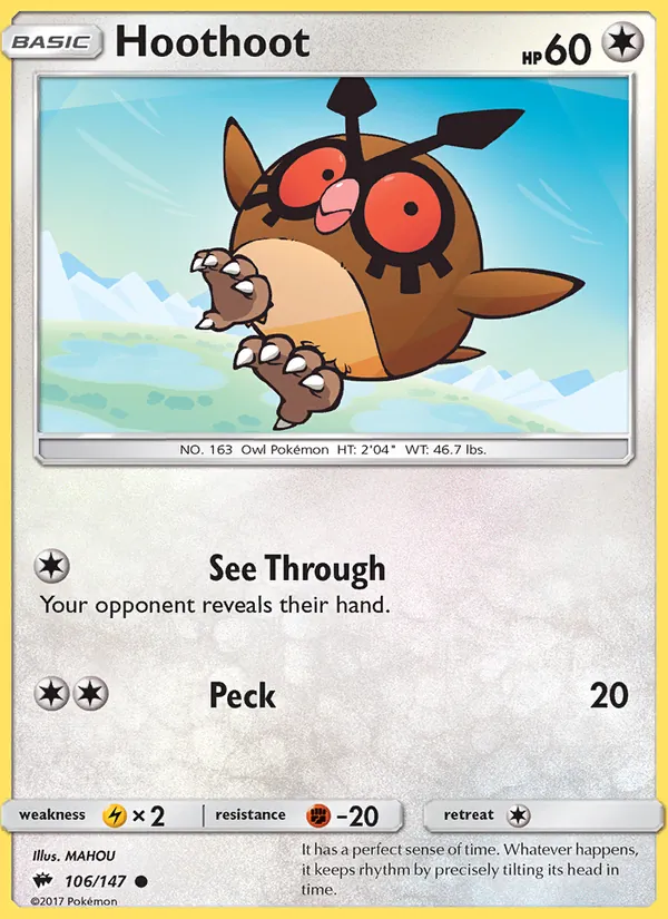 Hoothoot - BUS-106 - Common 1
