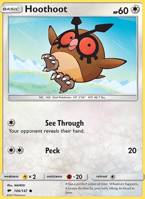 Hoothoot - BUS-106 - Common