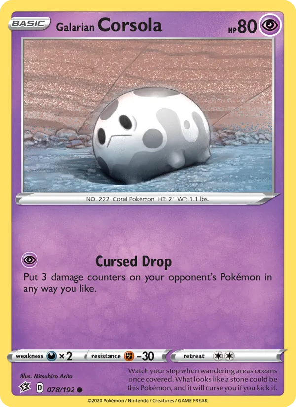 Galarian Corsola - RCL-078 - Common 1