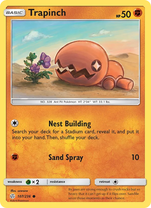Trapinch - SM12-107 - Common 1