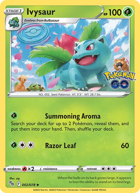 Ivysaur - PGO-002 - Uncommon