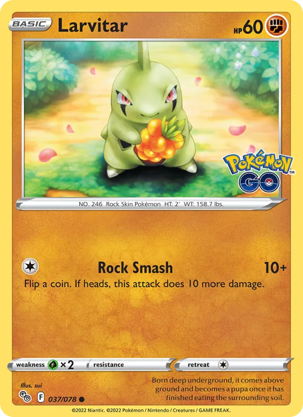Larvitar - PGO-037 - Common 1
