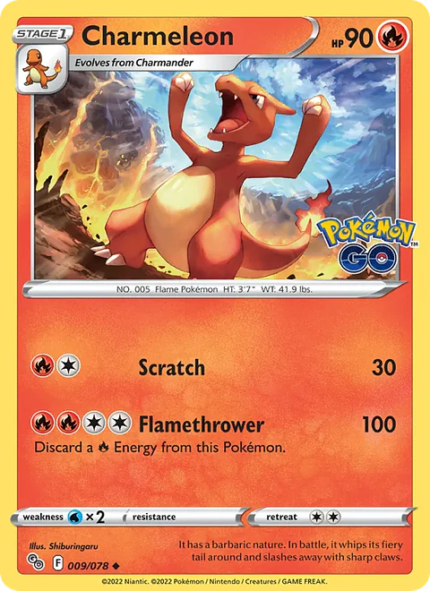 Charmeleon - PGO-009 - Uncommon