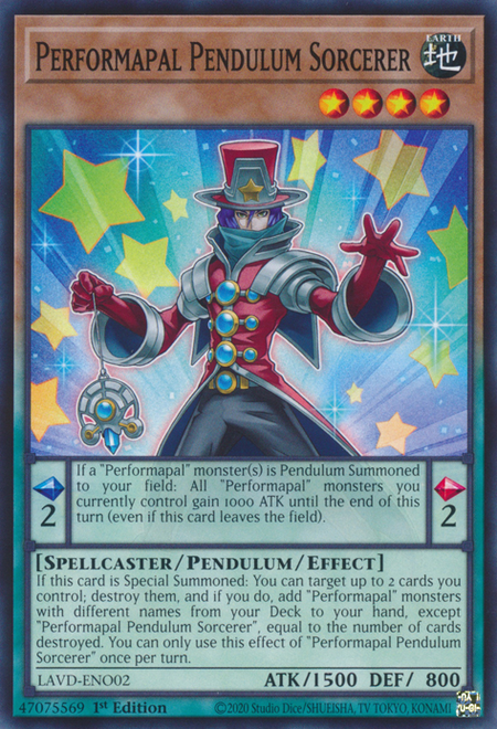 Performapal Pendulum Sorcerer - LAVD-ENO02 - Common 1
