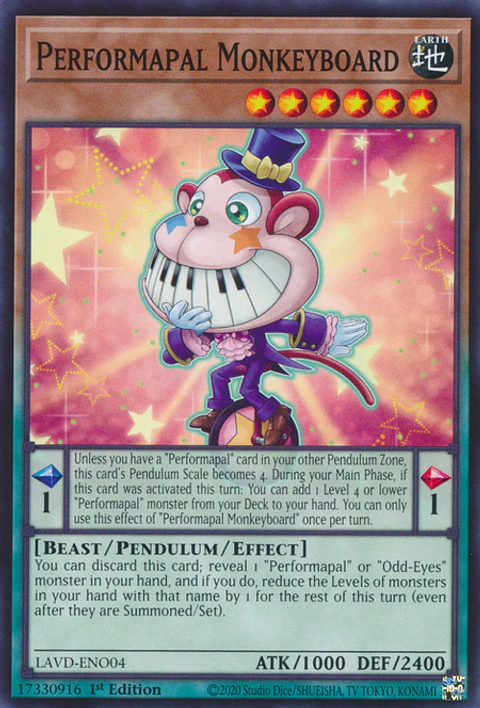 Performapal Monkeyboard - LAVD-ENO04 - Common