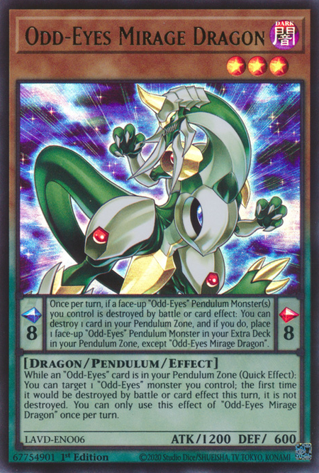 Odd-Eyes Mirage Dragon - LAVD-ENO06 - Ultra Rare 1
