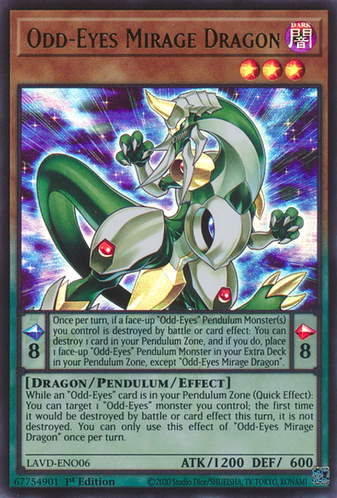 Odd-Eyes Mirage Dragon - LAVD-ENO06 - Ultra Rare