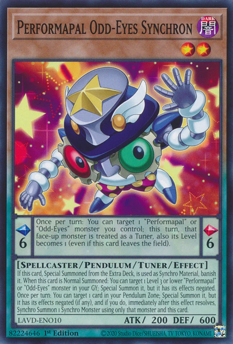 Performapal Odd-Eyes Synchron - LAVD-ENO10 - Common