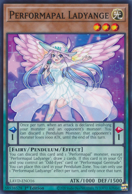 Performapal Ladyange - LAVD-ENO16 - Common 1