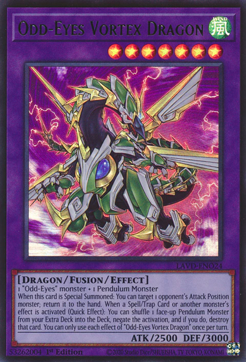 Odd-Eyes Vortex Dragon - LAVD-ENO24 - Ultra Rare