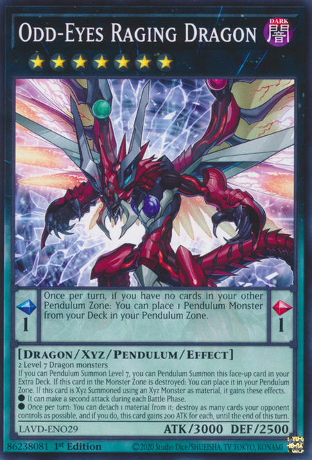 Odd-Eyes Raging Dragon - LAVD-ENO29 - Common 1