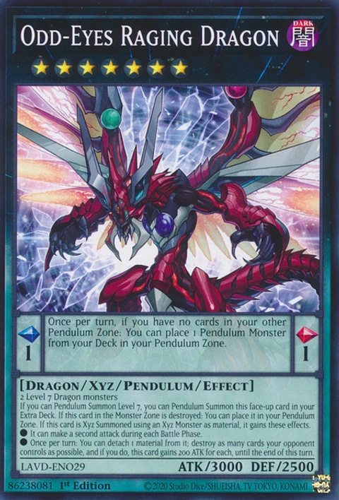 Odd-Eyes Raging Dragon - LAVD-ENO29 - Common
