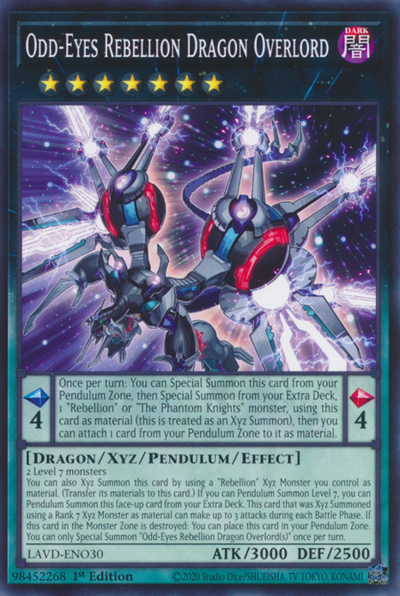Odd-Eyes Rebellion Dragon Overlord - LAVD-ENO30 - Common 1
