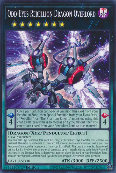Odd-Eyes Rebellion Dragon Overlord - LAVD-ENO30 - Common