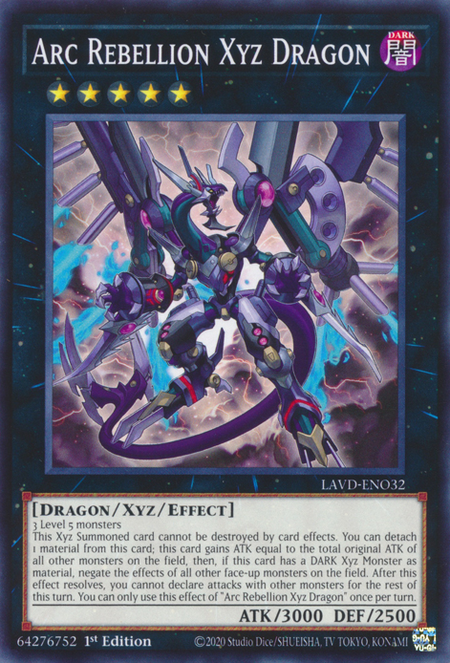 Arc Rebellion Xyz Dragon - LAVD-ENO32 - Common 1