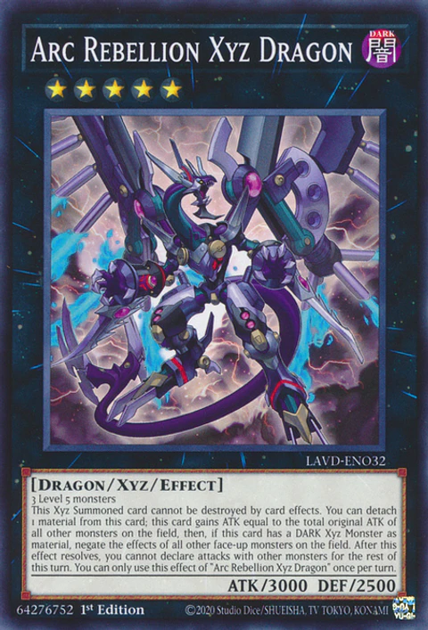 Arc Rebellion Xyz Dragon - LAVD-ENO32 - Common