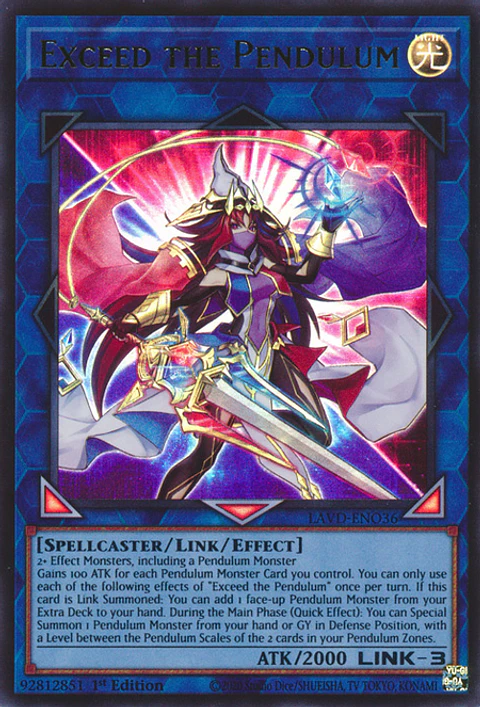Exceed the Pendulum - LAVD-ENO36 - Ultra Rare