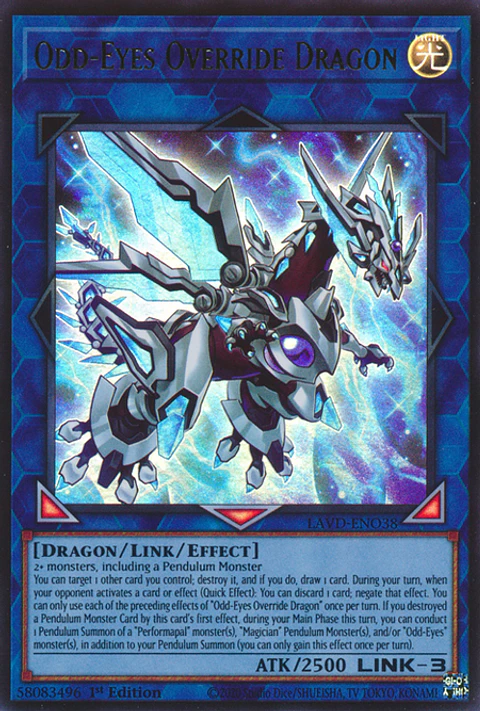 Odd-Eyes Override Dragon - LAVD-ENO38 - Ultra Rare