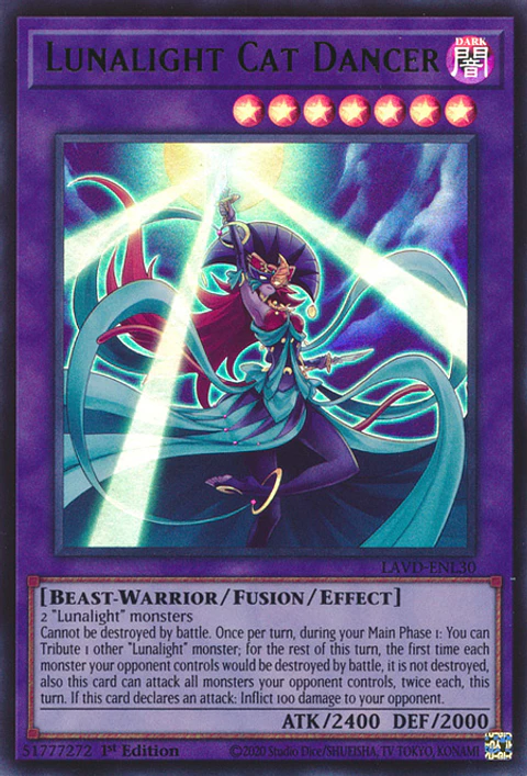 Lunalight Cat Dancer - LAVD-ENL30 - Ultra Rare