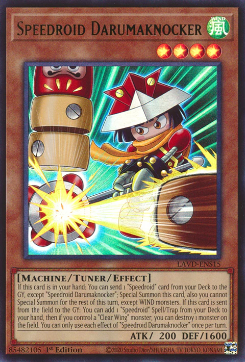 Speedroid Darumaknocker - LAVD-ENS15 - Ultra Rare