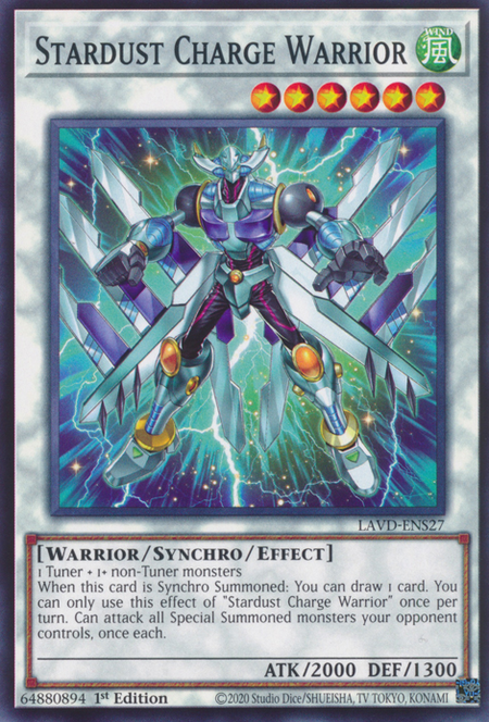 Stardust Charge Warrior - LAVD-ENS27 - Common 1