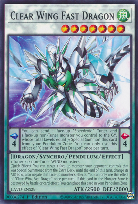 Clear Wing Fast Dragon - LAVD-ENS29 - Common 1