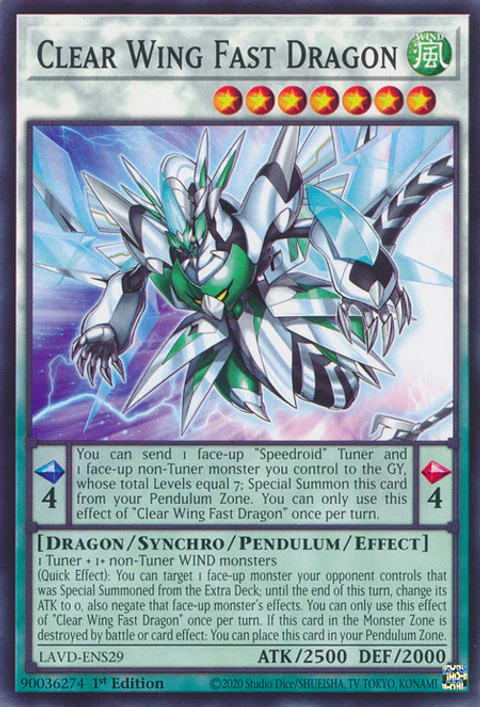 Clear Wing Fast Dragon - LAVD-ENS29 - Common