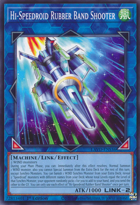 Hi-Speedroid Rubber Band Shooter - LAVD-ENS36 - Common