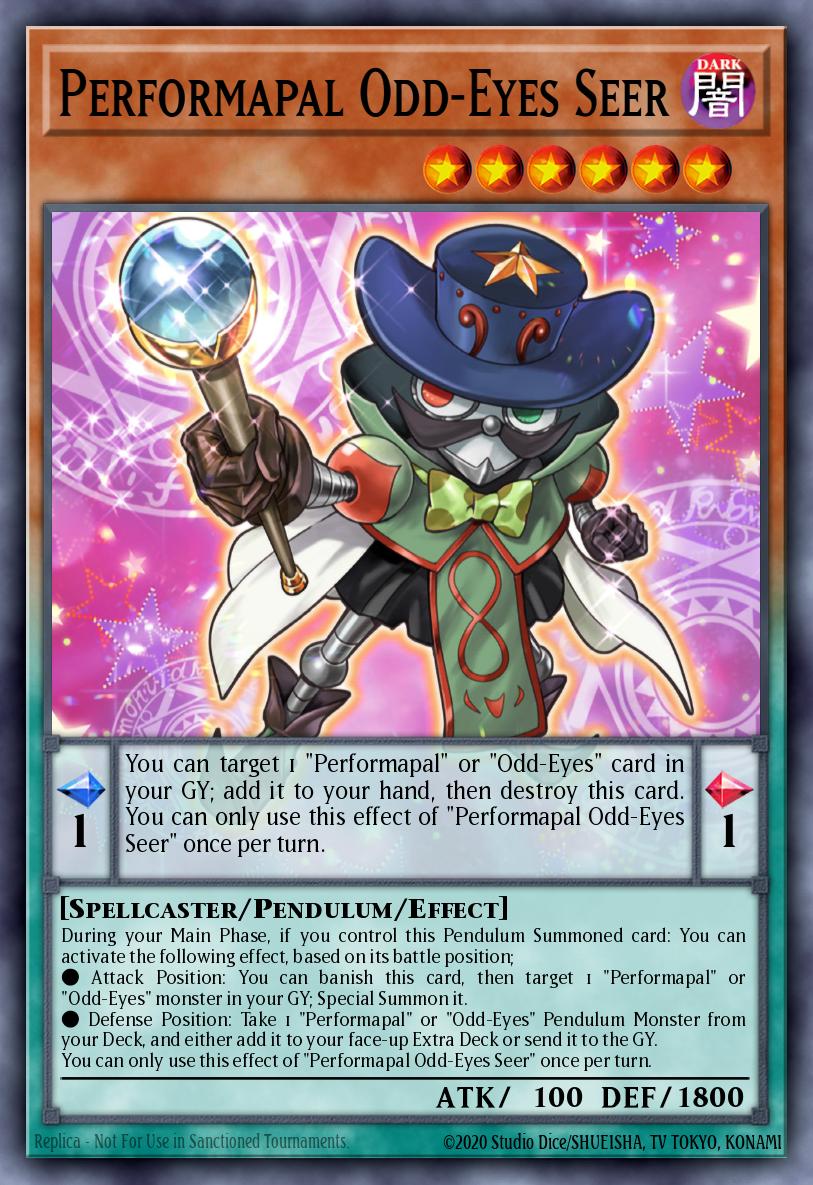 Performapal Odd-Eyes Seer - LAVD-ENO17 - Secret Rare 2