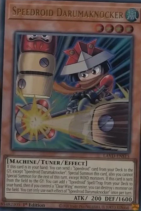 Speedroid Darumaknocker - LAVD-ENS15 - Secret Rare
