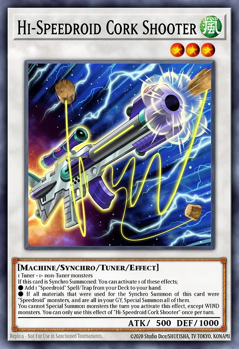 Hi-Speedroid Cork Shooter - LAVD-ENS31 - Secret Rare
