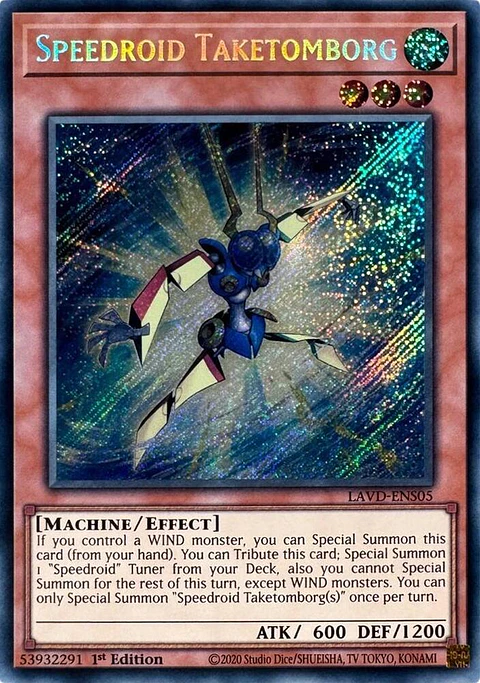 Speedroid Taketomborg - LAVD-ENS05 - Secret Rare