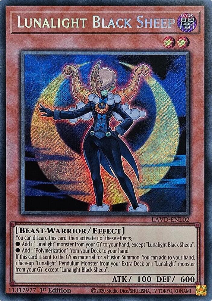 Lunalight Black Sheep - LAVD-ENL02 - Secret Rare 1