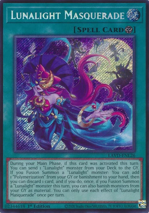 Lunalight Masquerade - LAVD-ENL26 - Secret Rare