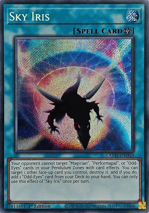 Sky Iris - LAVD-ENO19 - Secret Rare