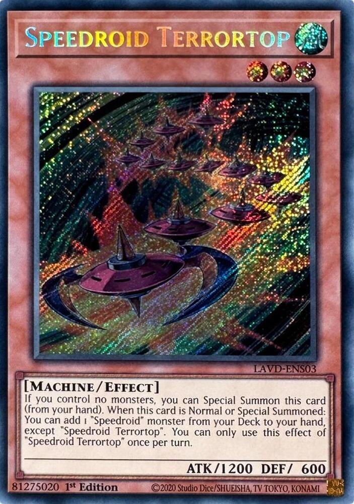 Speedroid Terrortop - LAVD-ENS03 - Secret Rare 1