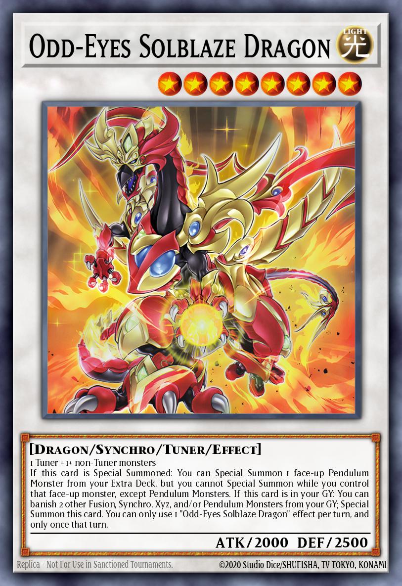 Odd-Eyes Solblaze Dragon - LAVD-ENO26 - Secret Rare 2