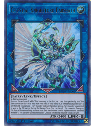 Celestial Knightlord Parshath - DUOV-EN002 - Ultra Rare
